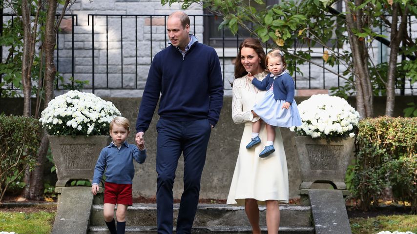 Prinz George, Prinz William, Herzogin Kate und Prinzessin Charlotte, September 2016