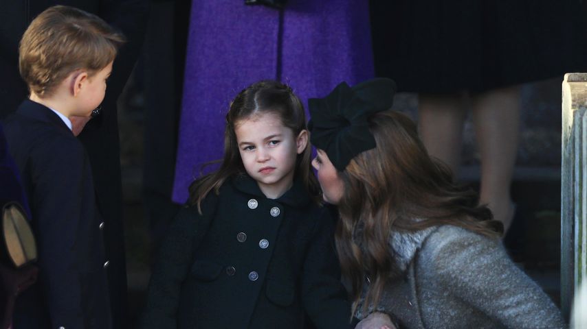 Prinz George, Prinzessin Charlotte und Herzogin Kate im Dezember 2019