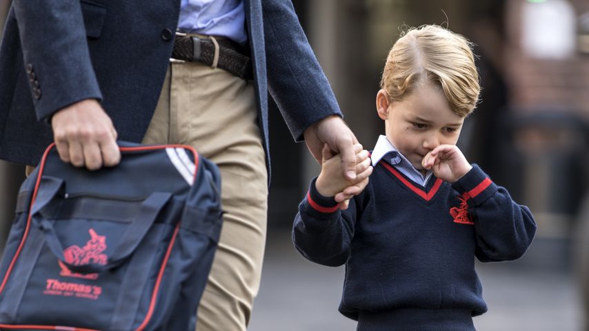 Prinz George an seinem ersten Schultag, 2017
