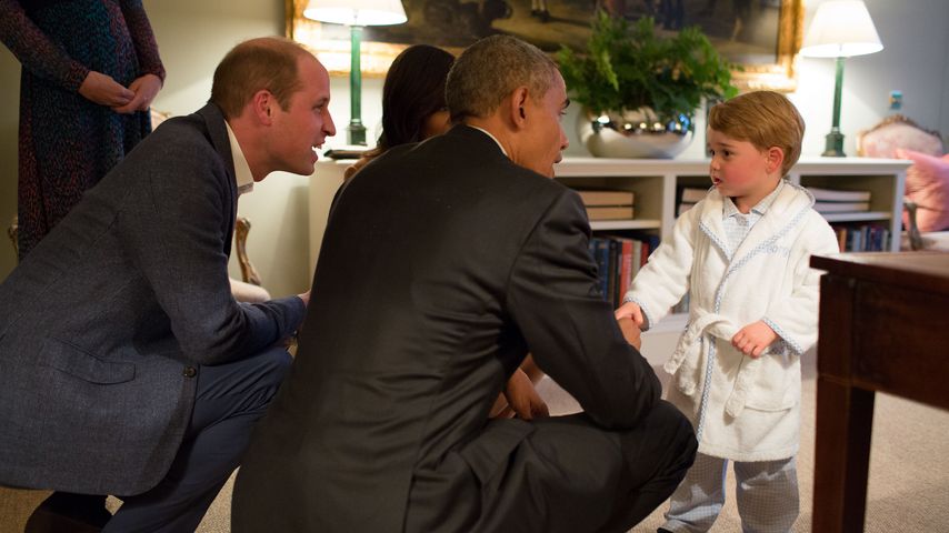 Prinz William, Barack Obama und Prinz George