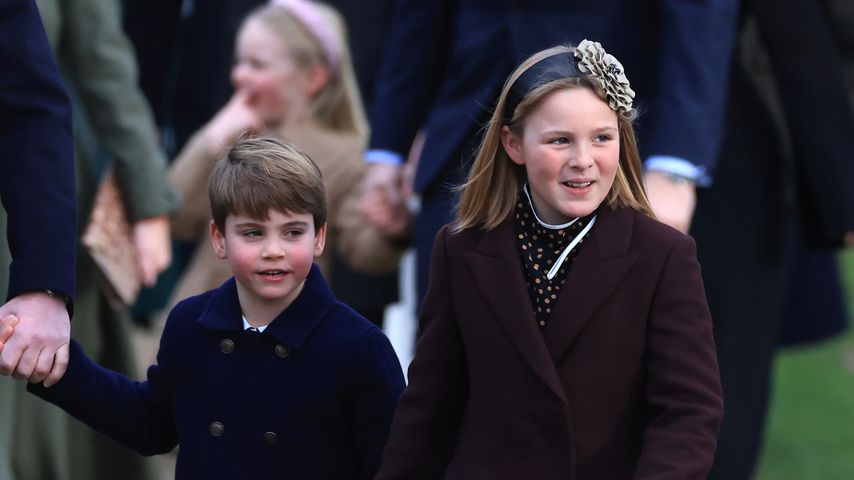 Prinz George und Mia Tindall beim Gottesdienst in Sandringham, Dezember 2025