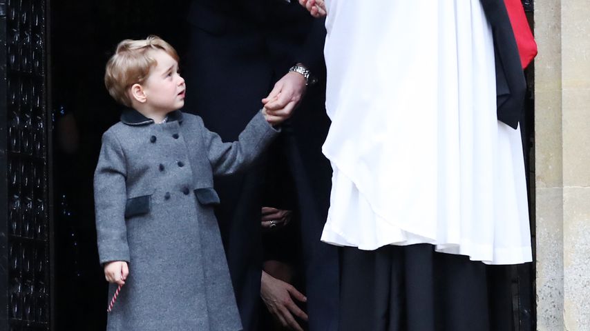 Prinz George und Prinz William zu Weihnachten 2016