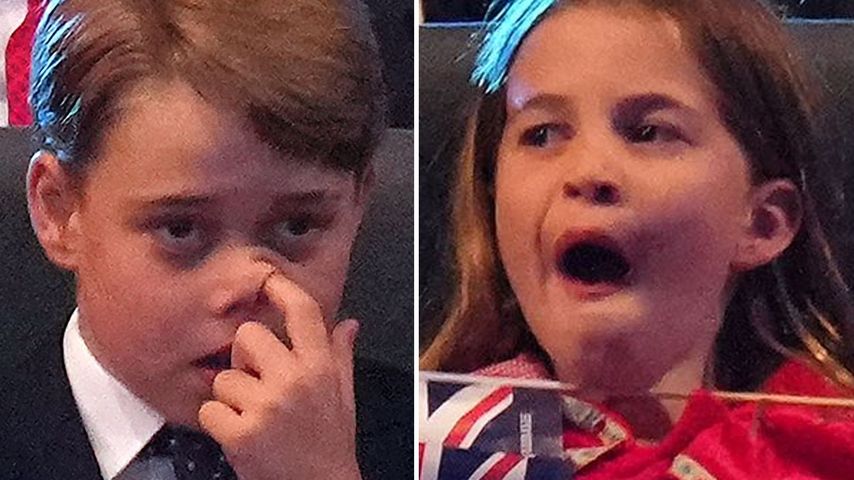 Konzert zu öde? Prinz George popelt und Charlotte gähnt!