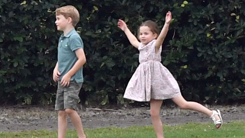 Prinz George und Prinzessin Charlotte am Rande eines Charity-Events im Juli 2019