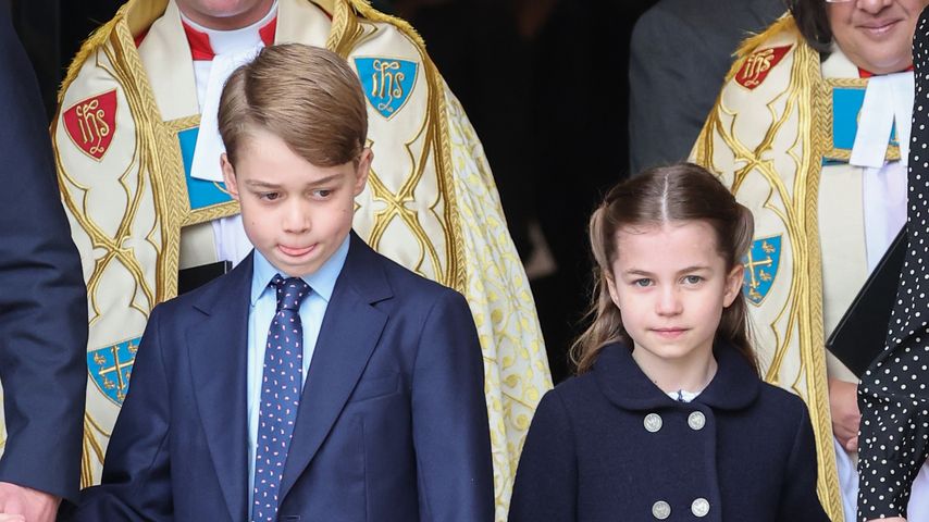 Prinz George und Prinzessin Charlotte im März 2022