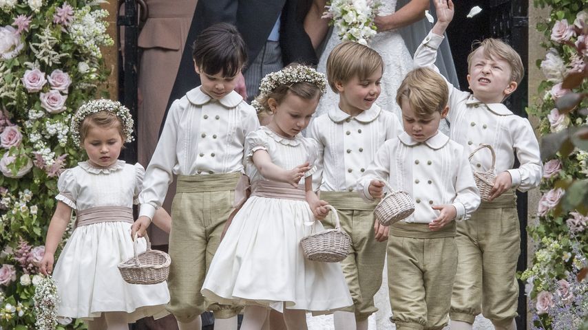 Prinz George als Blumenkind bei der Hochzeit seiner Tante Pippa
