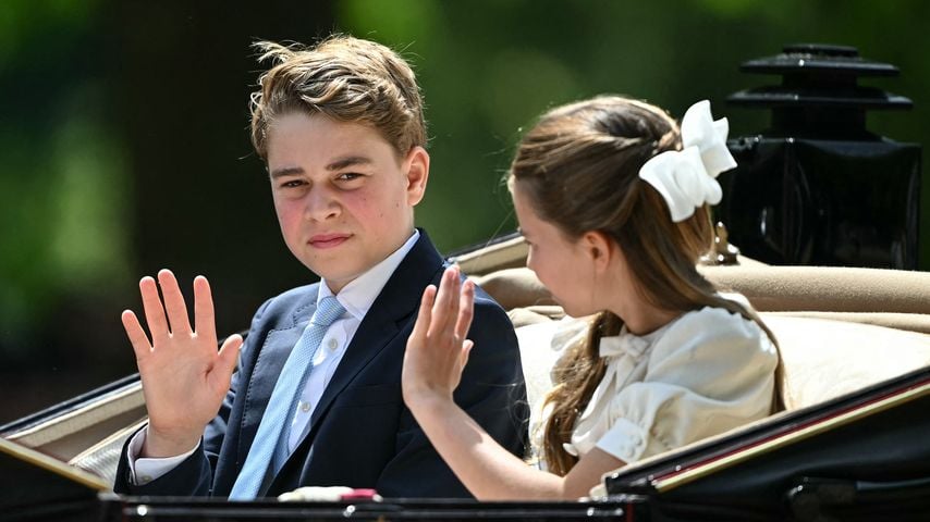 Prinz George wirkt sehr erwachsen bei Trooping the Colour