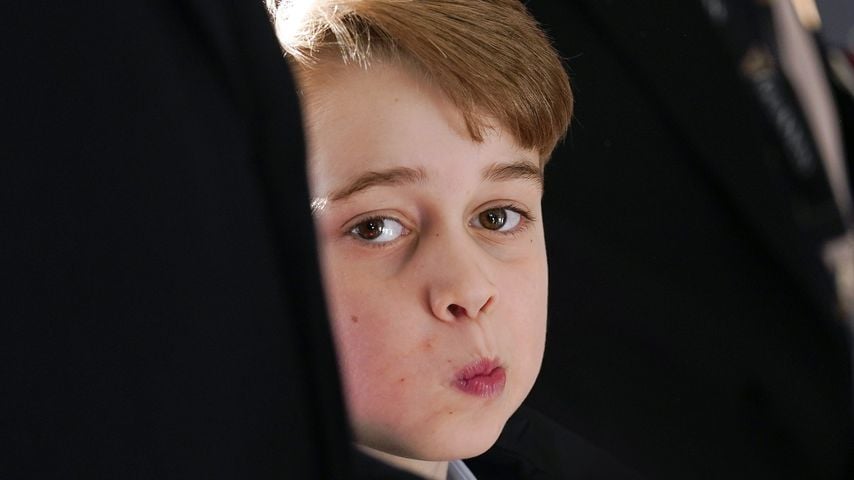 Niedlich: Prinz George zieht Grimassen beim Rugbyspiel