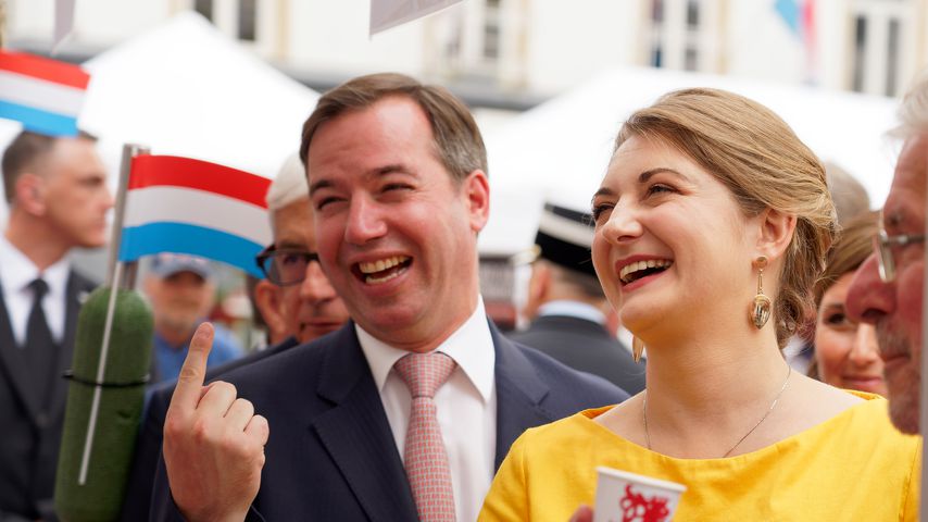 Erbgroßherzog Guillaume und Erbgroßherzogin Stéphanie im Juni 2019