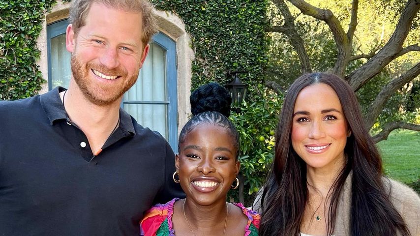 Privates Pic: Prinz Harry und Meghan strahlen um die Wette