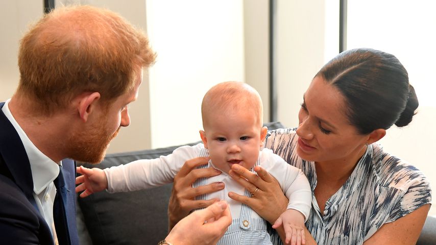 Prinz Harry, Archie und Herzogin Meghan, Oktober 2019