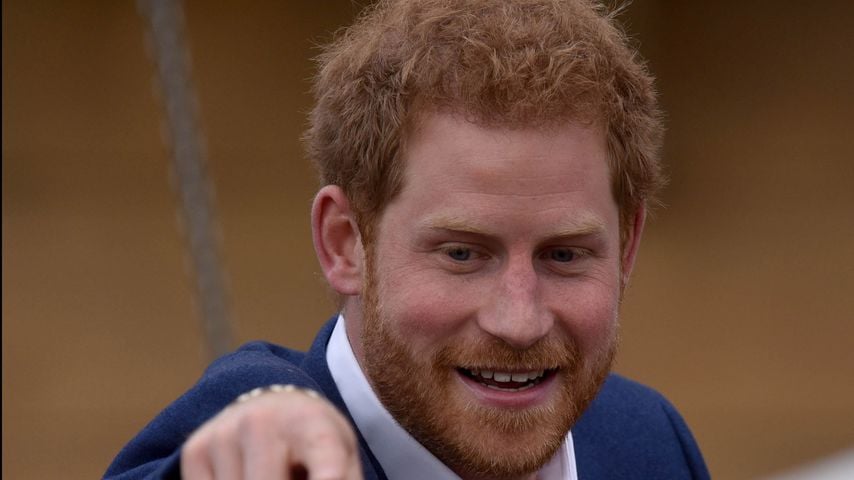 Prinz Harry auf einer Tea Party