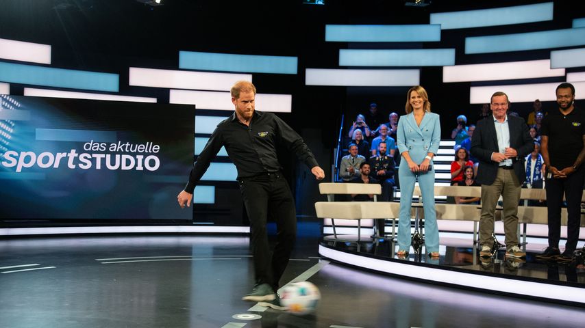 Prinz Harry bei "Das aktuelle Sportstudio"