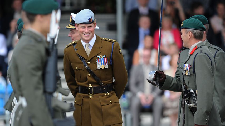 Prinz Harry bei der Royal Marine im August 2013