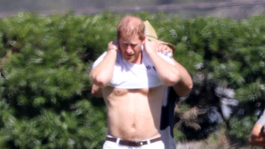 Prinz Harry bei einem Polo-Match im Mai 2022