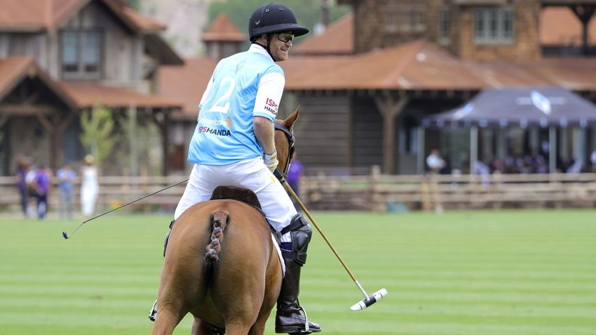 Prinz Harry beim Polo Cup von Sentebale, August 2022