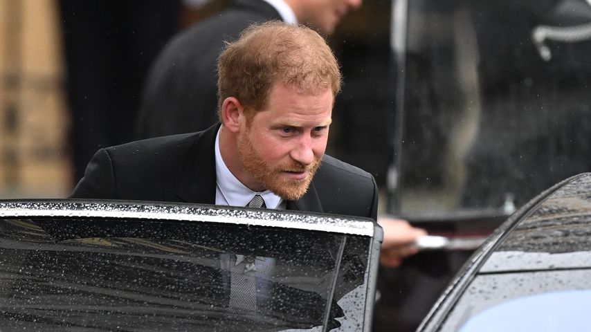 Prinz Harry beim Verlassen der Westminster Abbey