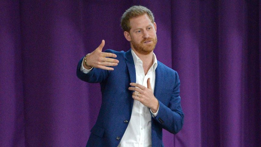 Prinz Harry bei seinem Besuch der Nottingham Academy im Oktober 2019