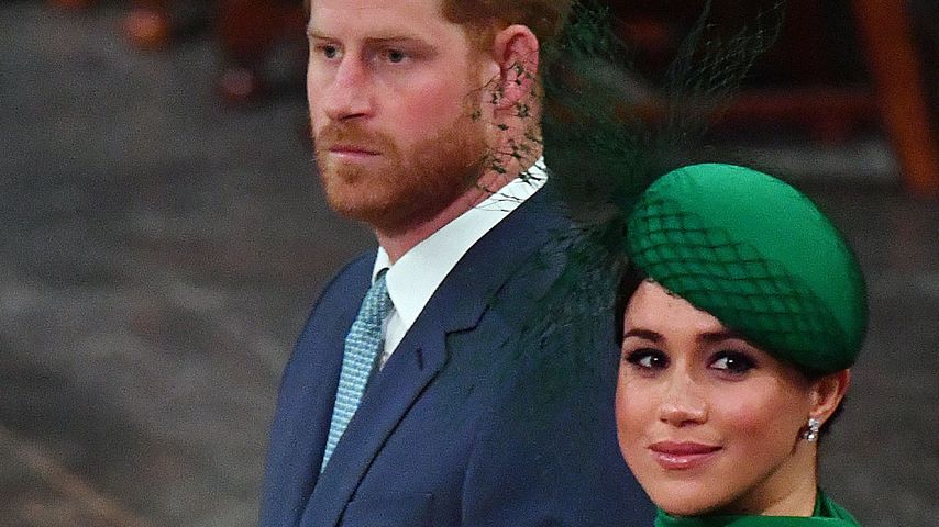 Prinz Harry und Meghan in der Westminster Abbey in London im März 2020