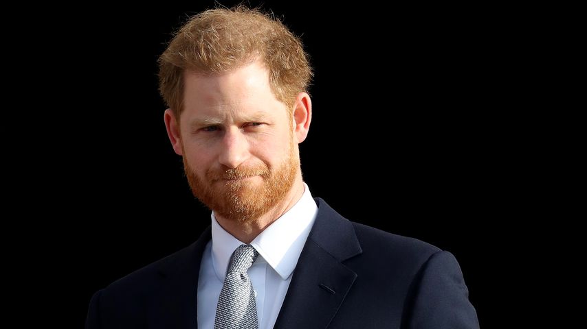 Für Beerdigung in London: Fotos von Prinz Harry aufgetaucht