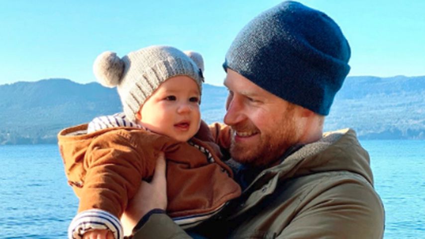 Archie Harrison und sein Vater Prinz Harry