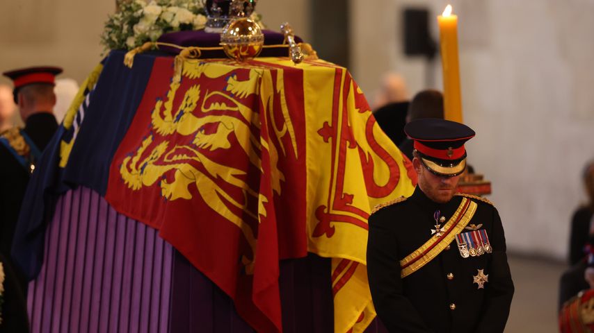 Prinz Harry in der Westminster Hall