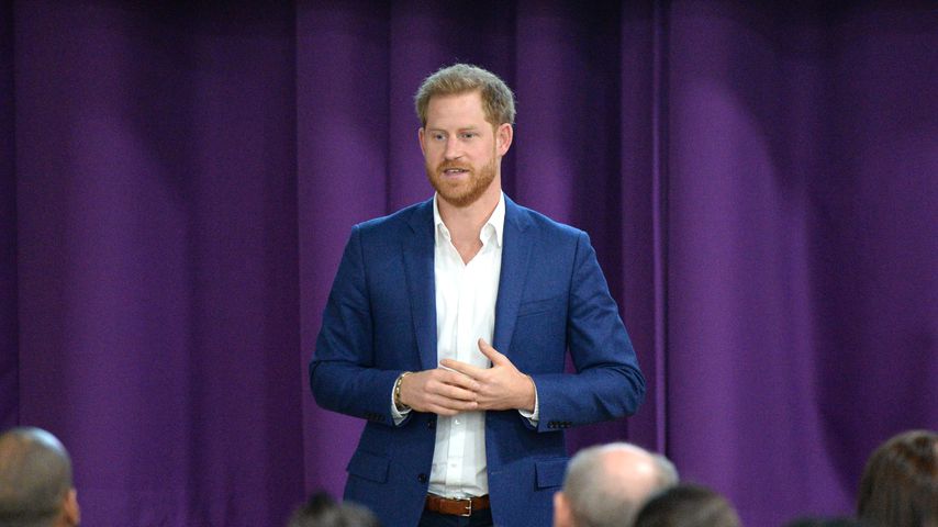 Prinz Harry an der Nottingham Academy, 2019
