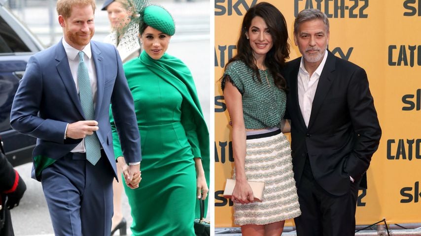 Sind Harry und Meghan gar nicht mit den Clooneys befreundet?
