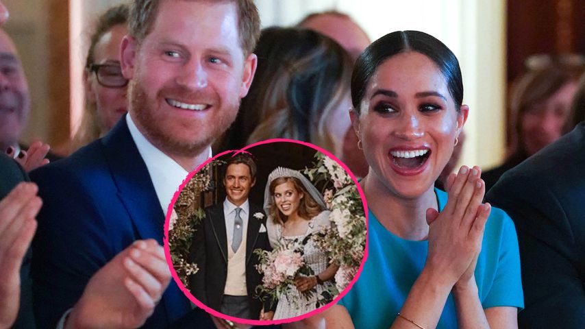Süß: So gratulierten Harry und Meghan Beatrice zur Hochzeit