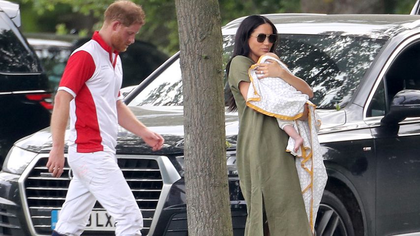 Prinz Harry, Herzogin Meghan und Archie Harrison in Wokingham
