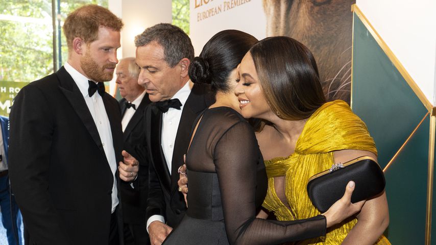 Prinz Harry, Herzogin Meghan und Beyoncé bei der "Der König der Löwen"-Premiere