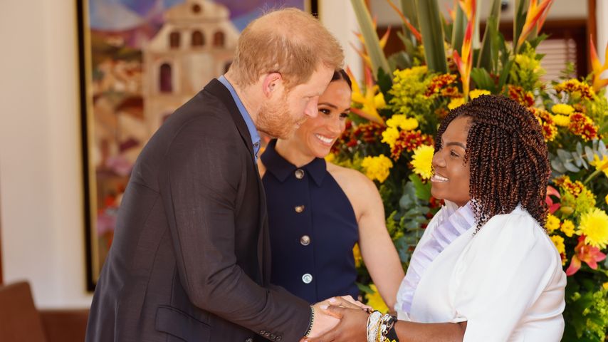 Prinz Harry und Herzogin Meghan mit der kolumbianischen Vizepräsidentin Francia Márquez