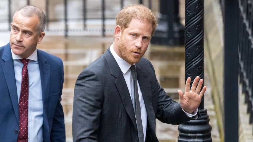 Prinz Harry vor dem Royal Courts of Justice in London