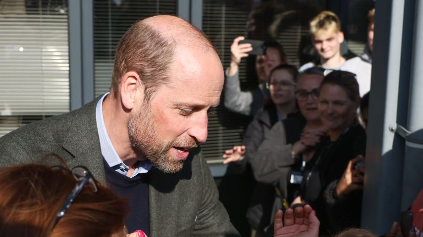 Prinz William im Februar 2025 bei einem Besuch des Bournemouth and Poole College in Dorset