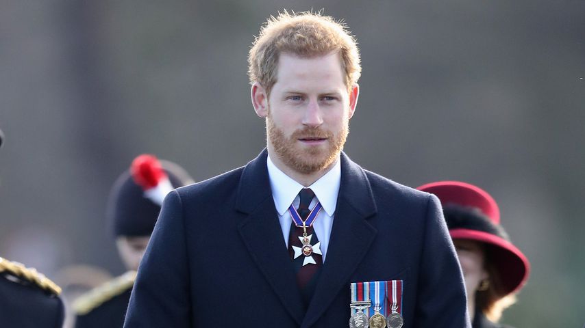 Prinz Harry bei der "Souvereigns"-Parade in Camberley im Dezember 2017