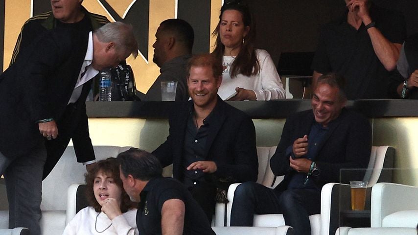 Prinz Harry bei einem Match von Inter Miami