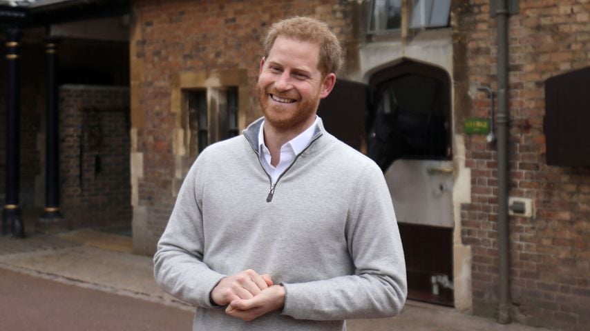 Prinz Harry nach der Geburt seines Sohnes Anfang Mai 2019