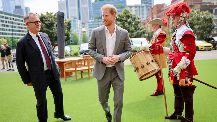 Prinz Harry bei seinem Besuch in London im Mai 2024