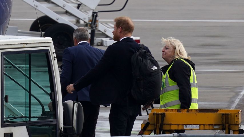 Nach dem Tod der Queen: Hier verlässt Prinz Harry Schottland