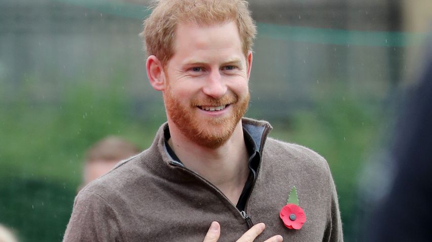 Prinz Harry im Oktober in England