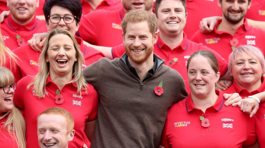 In seinem Element: Harry strahlt bei Invictus-Games-Event