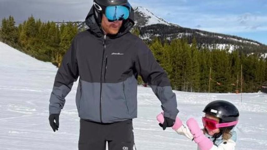 Prinz Harry mit seiner Tochter Lilibet