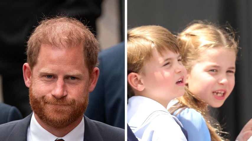 Prinz Harrys Sorgen: Werden Charlotte und Louis "Ersatz"?