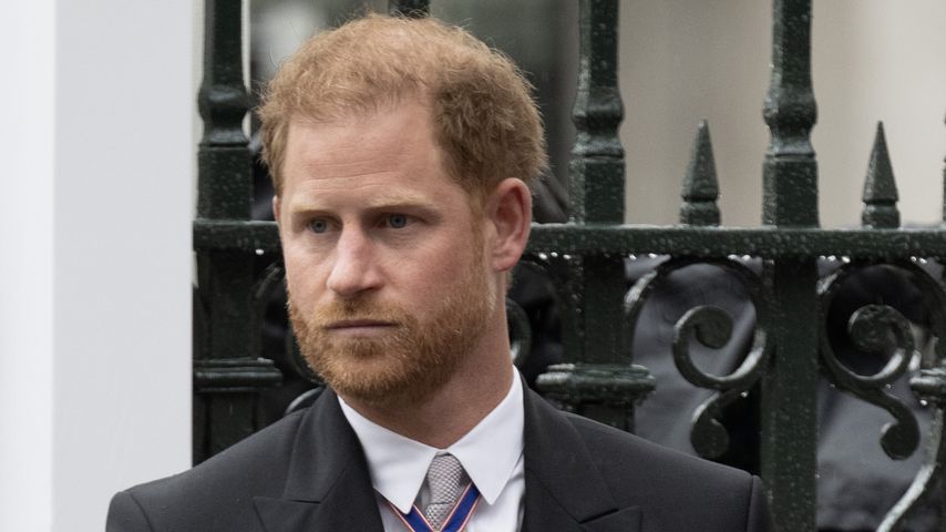 Prinz Harry bei der Krönung von König Charles