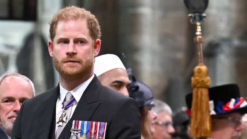 Prinz Harry bei König Charles' Krönung