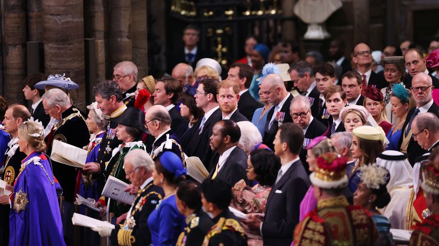 Prinz Harry während der Krönung von König Charles III.