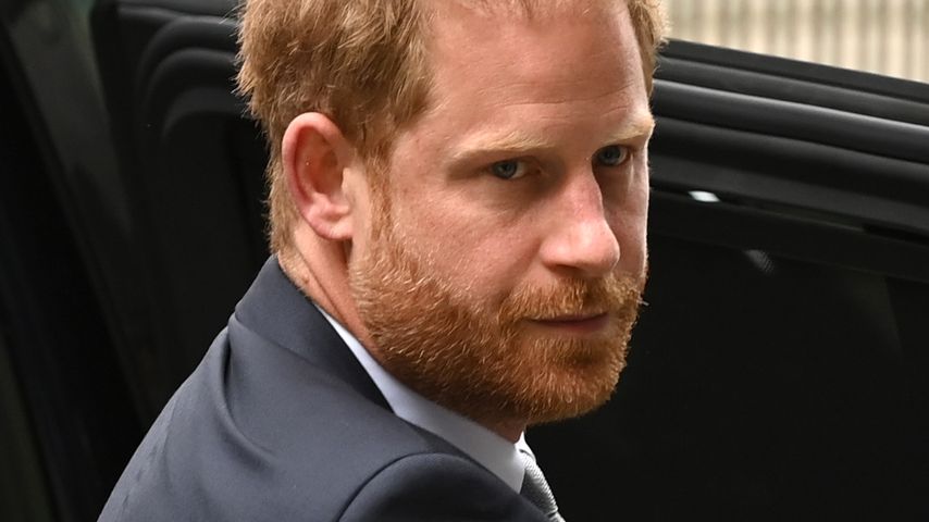 Prinz Harry vor dem Gerichtsgebäude, 2023