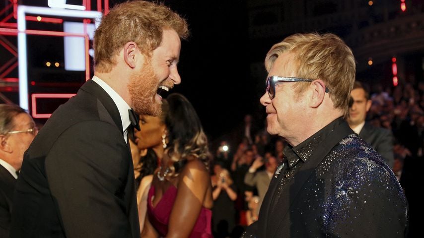 Prinz Harry und Elton John
