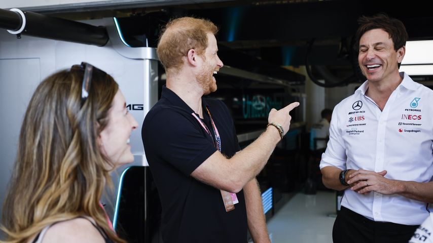 Prinz Harry mit Toto Wolff