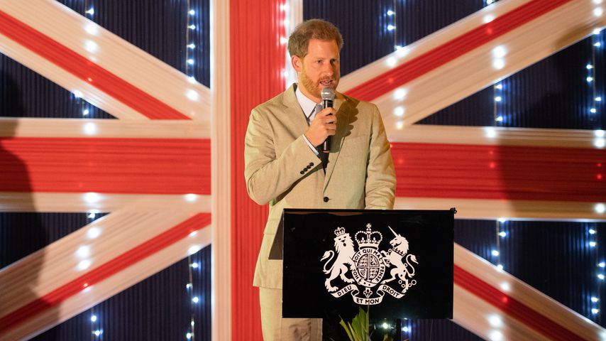 Prinz Harry hält eine Rede in Malawi, September 2019